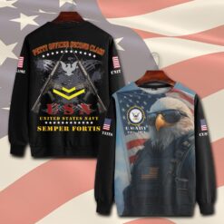 US Navy, E 3 White - Sweatshirt