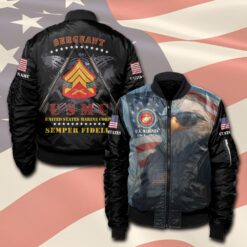US Marine Corps, I Walked The Walk - Bomber Jacket
