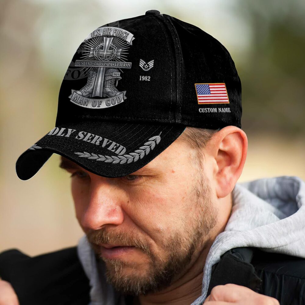 US Air Force, E 3 Air Force Airman First Class - Classic Cap - Image 3