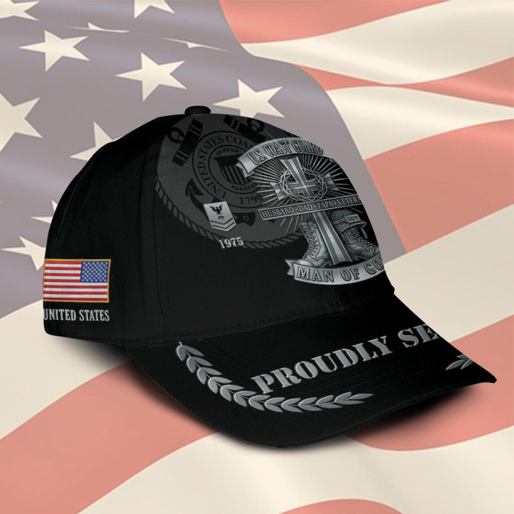 US Coast Guard, E 9 Gold - Classic Cap - Image 2