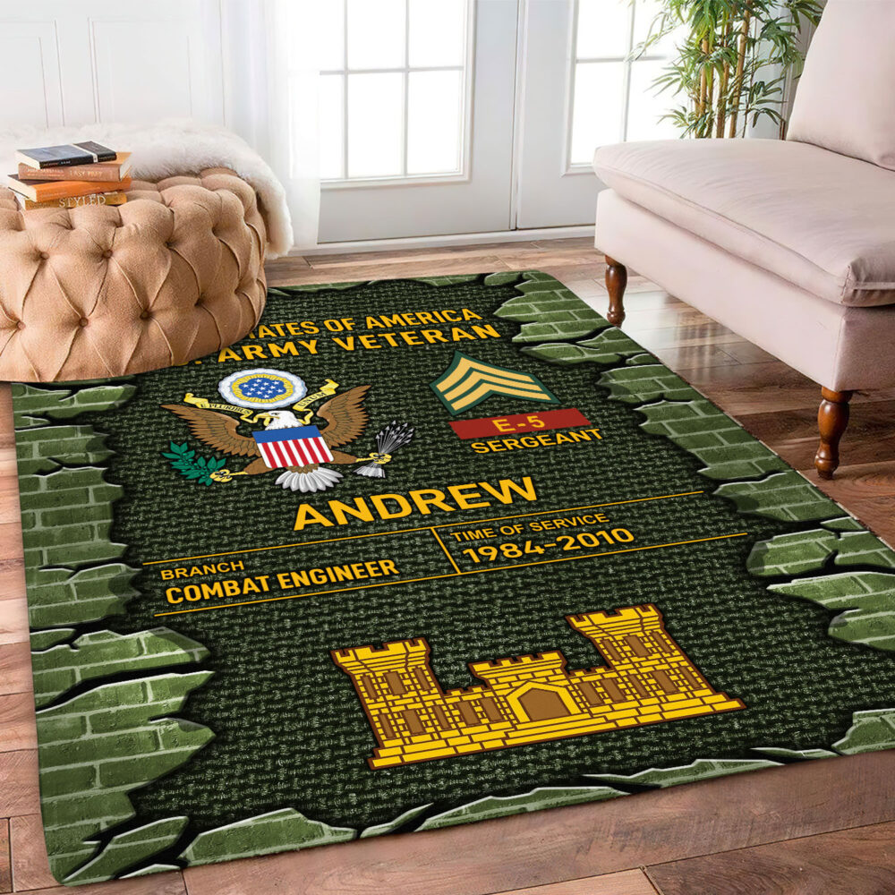 Army Branch, I Walked The Walk - Rug 80x58in - Image 2