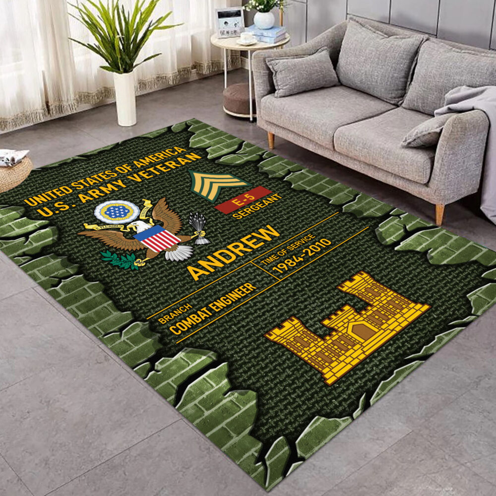 Army Branch, I Walked The Walk - Rug 80x58in - Image 3