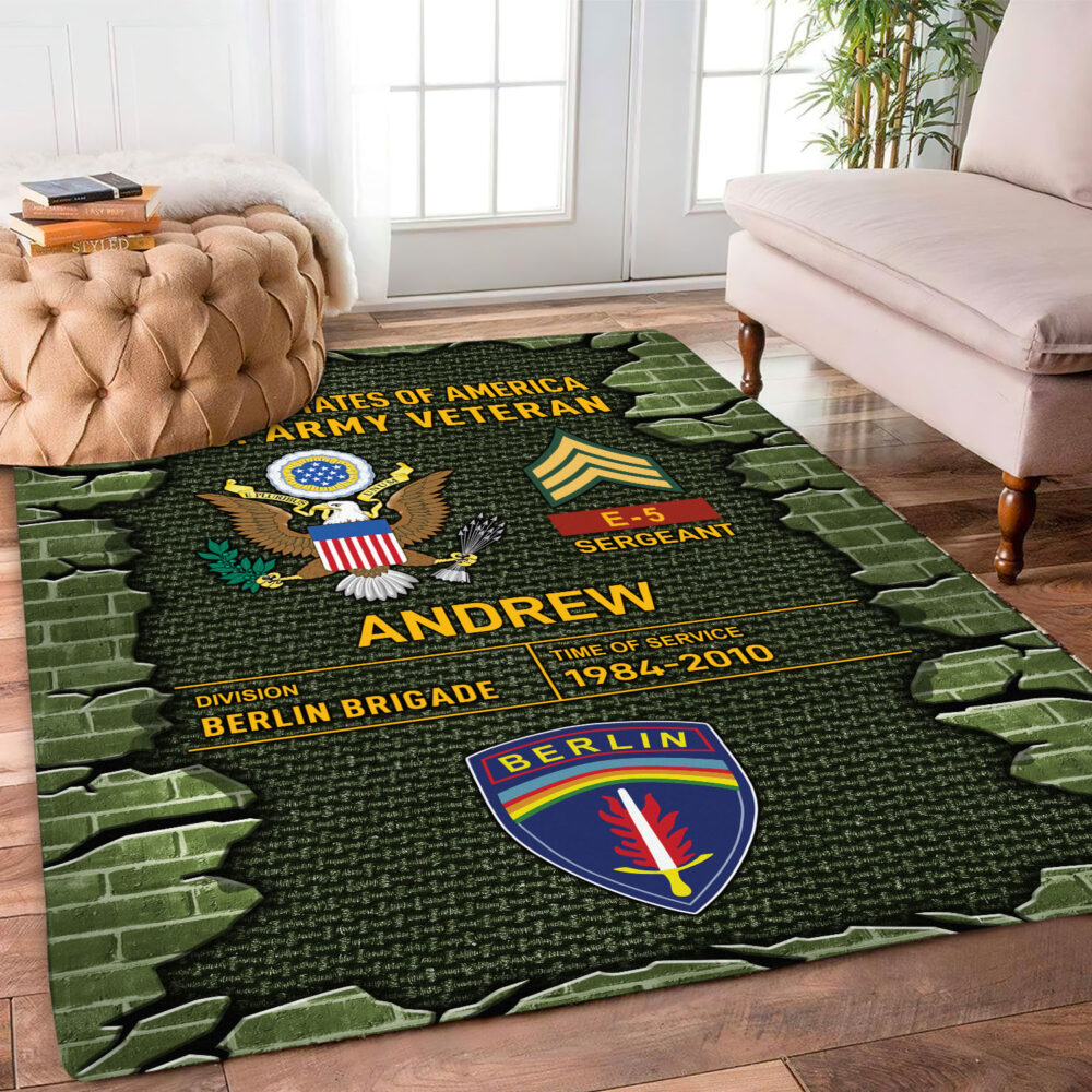 Army Division, No One Gets Left Behind - Rug 48x63in - Image 2