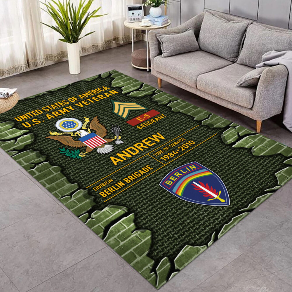 Army Division, No One Gets Left Behind - Rug 48x63in - Image 3