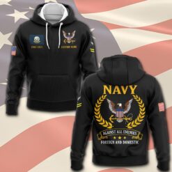 US Navy, E 2 White - Hoodie