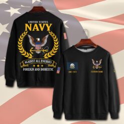 US Navy, E 3 White - Sweatshirt