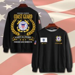 US Coast Guard, Lest We Forget - Sweatshirt