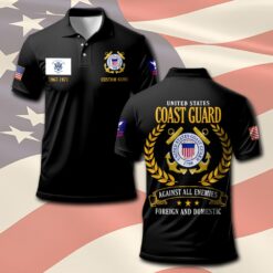 US Coast Guard, Defender of Freedom - Polo Shirt