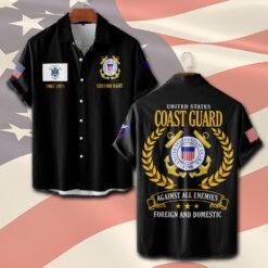US Coast Guard, Defender of Freedom - Short Sleeve Button Shirt