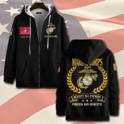US Marine Corps, Proud To Have Served - Zip Hoodie