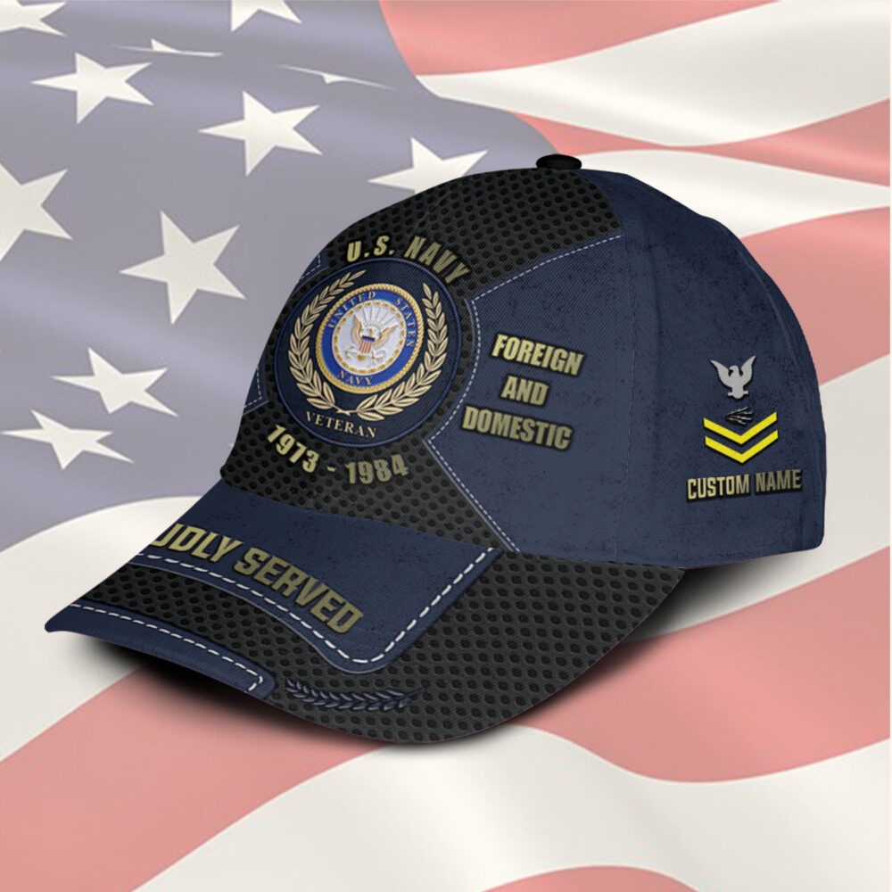 US Navy, E 6 Red - Classic Cap - Image 2