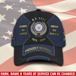 US Navy, E 6 Red - Classic Cap