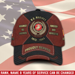 US Marine Corps, American By Birth, Veteran By Choice - Classic Cap