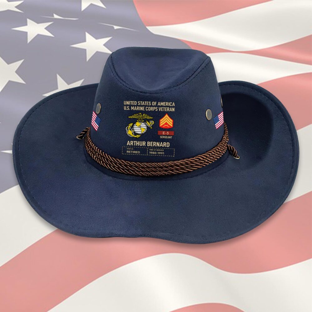 US Marine Corps, Lest We Forget - Cowboy Hat - Image 4