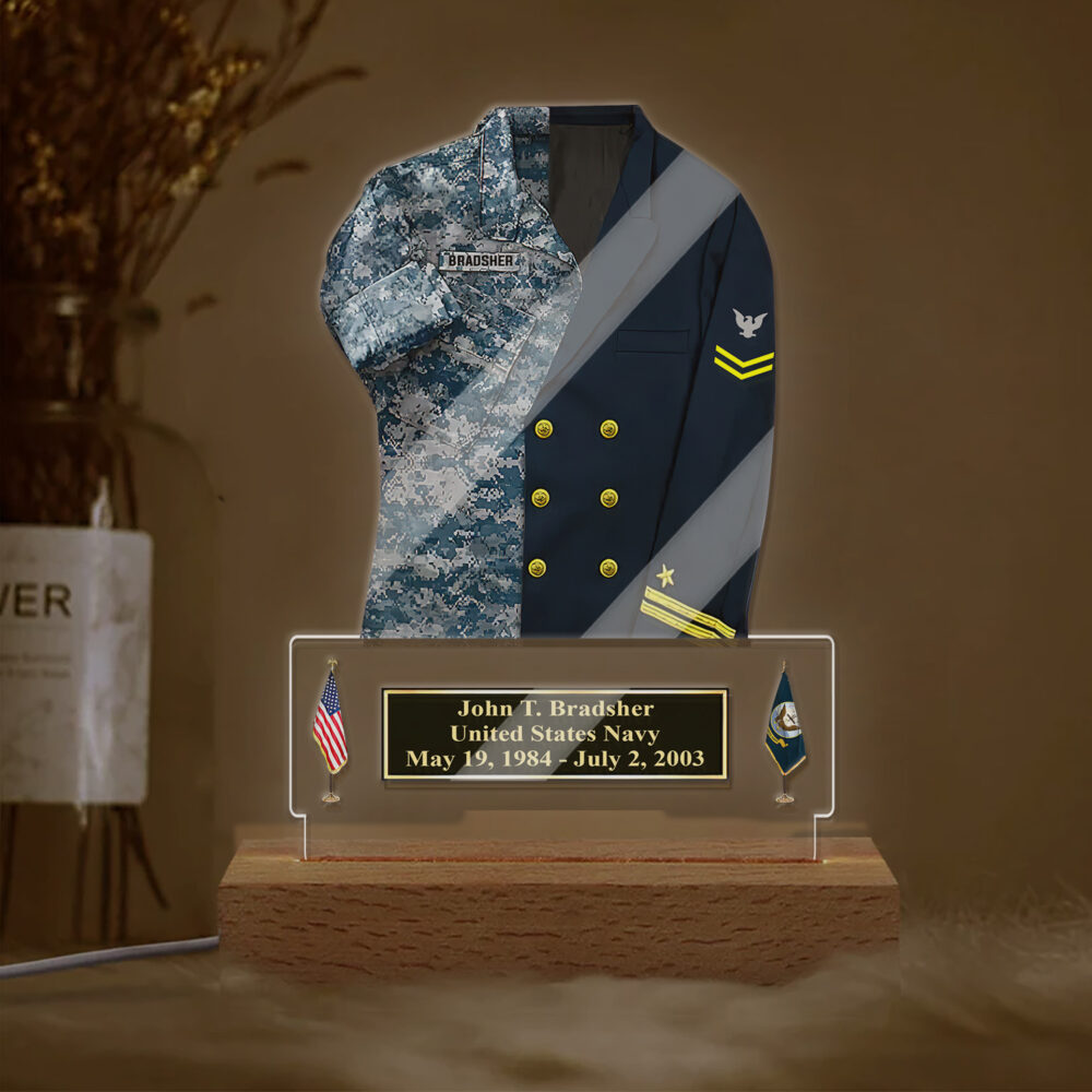 US Navy, The Sea is Ours - Personalized Led Lamp - Image 2