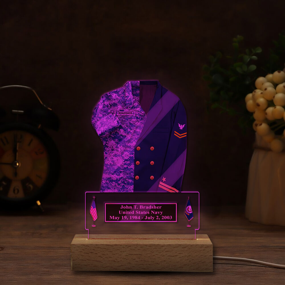 US Navy, The Sea is Ours - Personalized Led Lamp - Image 4