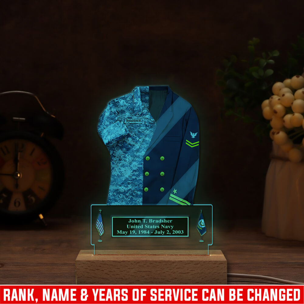 US Navy, The Sea is Ours - Personalized Led Lamp
