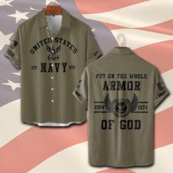 US Navy, E 2 White - Short Sleeve Button Shirt