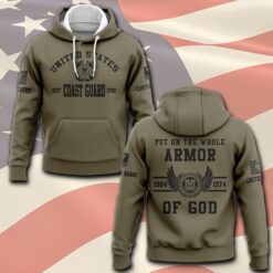 US Coast Guard, E 9 Gold - Hoodie