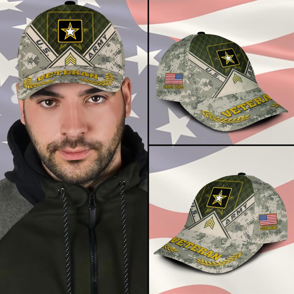 US Army, Honor, Duty, Service - Classic Cap - Image 3