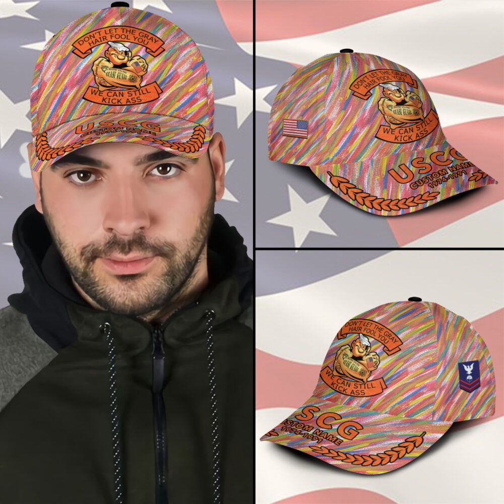 US Coast Guard, E 7 Red - Classic Cap - Image 3