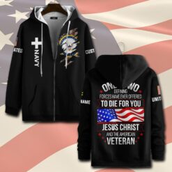 US Navy, Thank a Veteran - Zip Hoodie