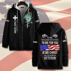 US Coast Guard, E 6 Gold - Zip Hoodie