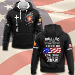 US Marine Corps, Proud Veteran - Hoodie