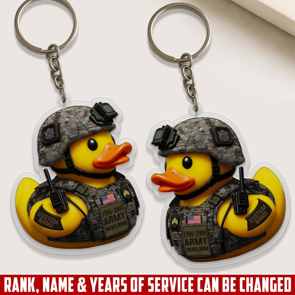US Army, Remember - Honor - Respect - Acrylic Keychain