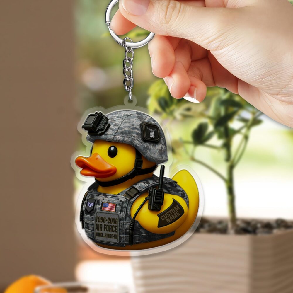 US Air Force, O 6 Air Force Colonel - Acrylic Keychain - Image 2