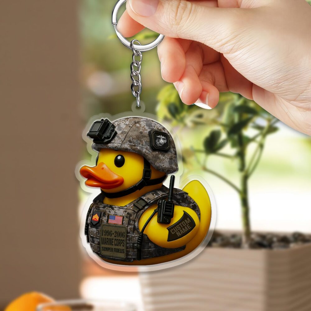 US Marine Corps, The Devil Dogs - Acrylic Keychain - Image 2