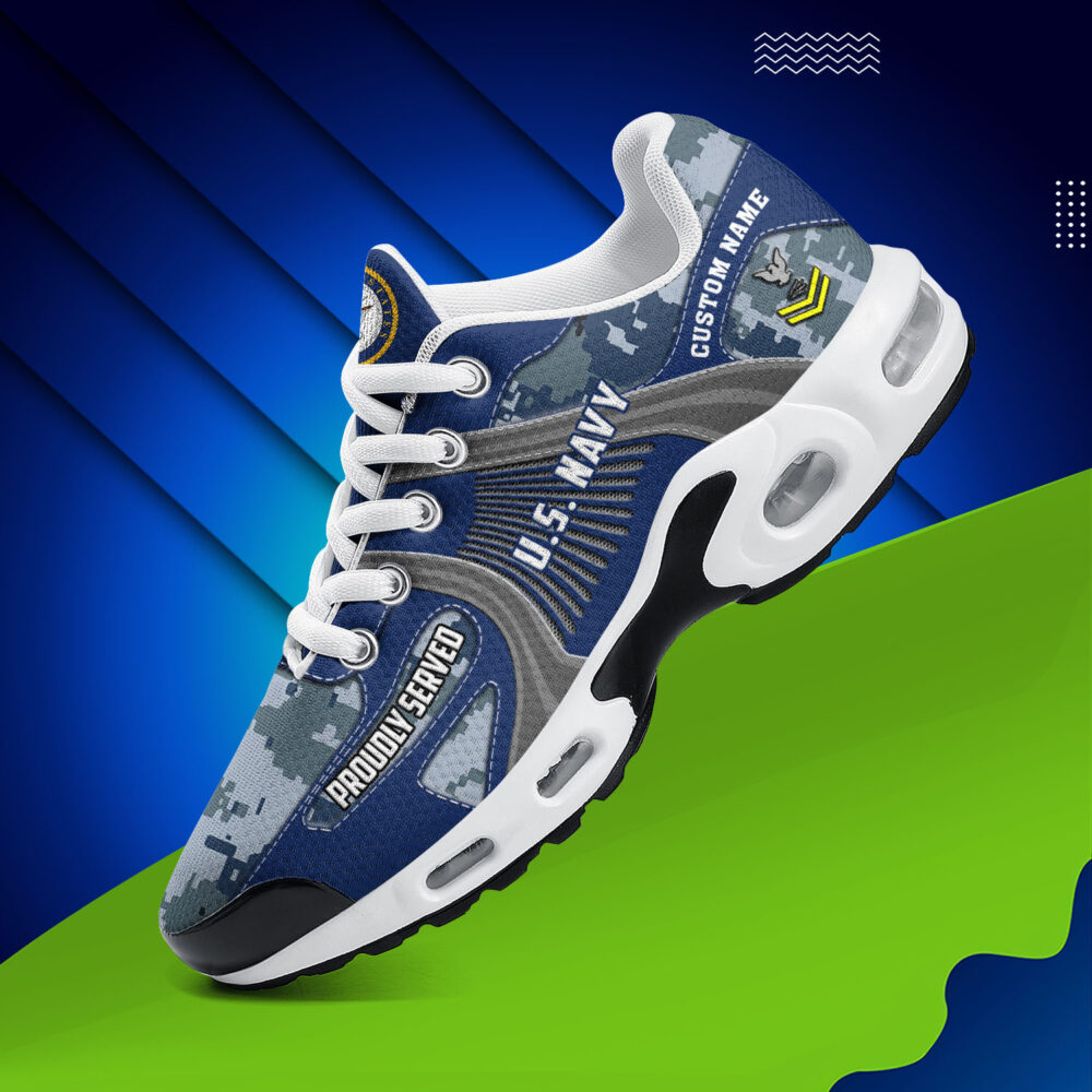 US Navy, Freedom Over Fear - Air Max Plus Shoes - Image 2