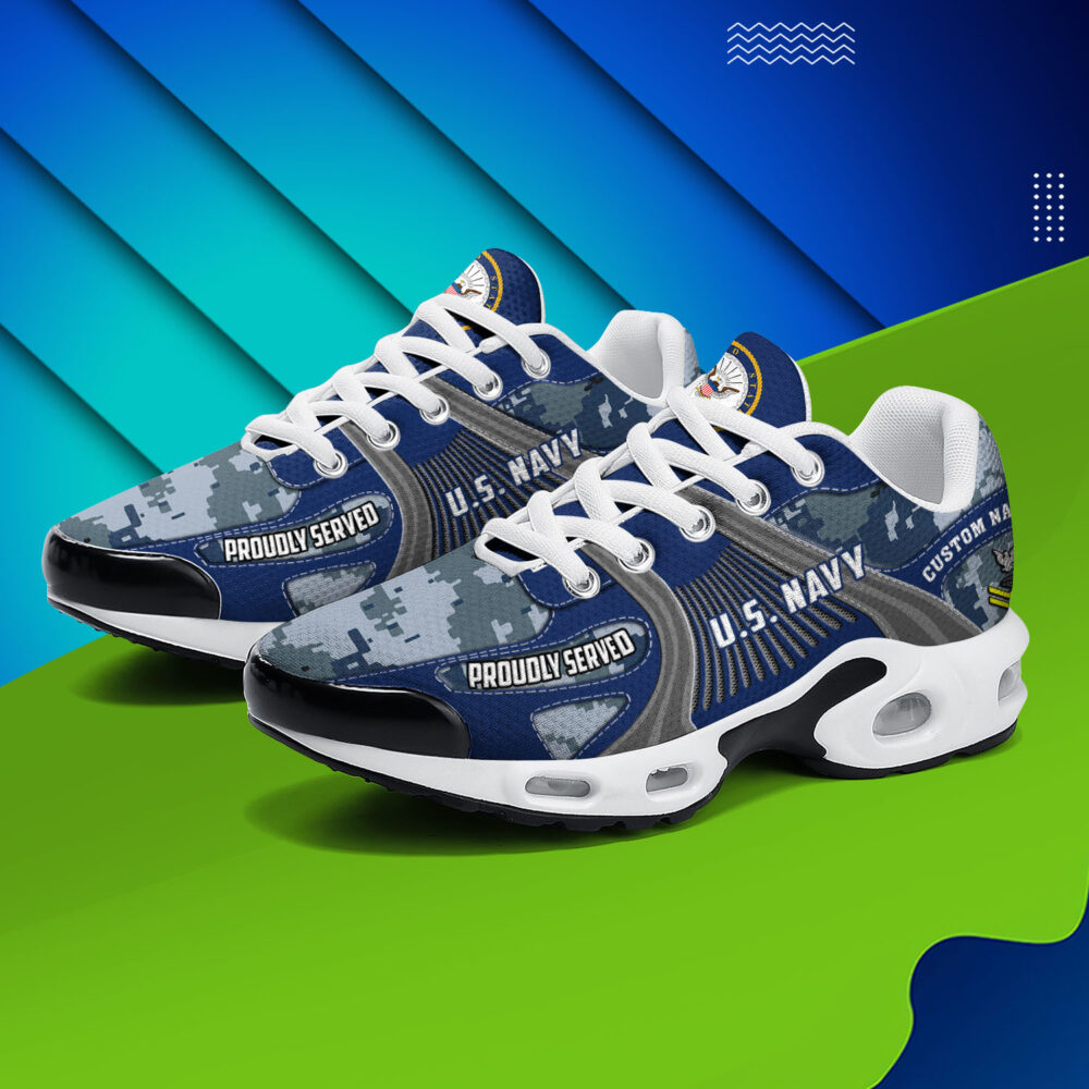 US Navy, Freedom Over Fear - Air Max Plus Shoes - Image 3