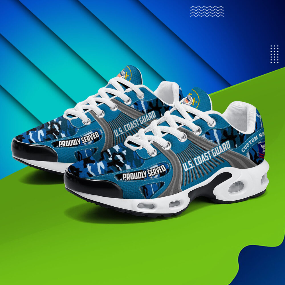 US Coast Guard, Land Of The Free, Because Of The Brave - Air Max Plus Shoes - Image 3