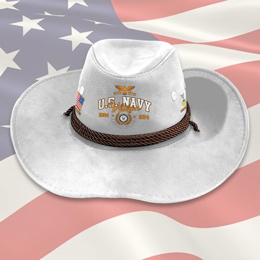 US Navy, Lest We Forget - Cowboy Hat - Image 6