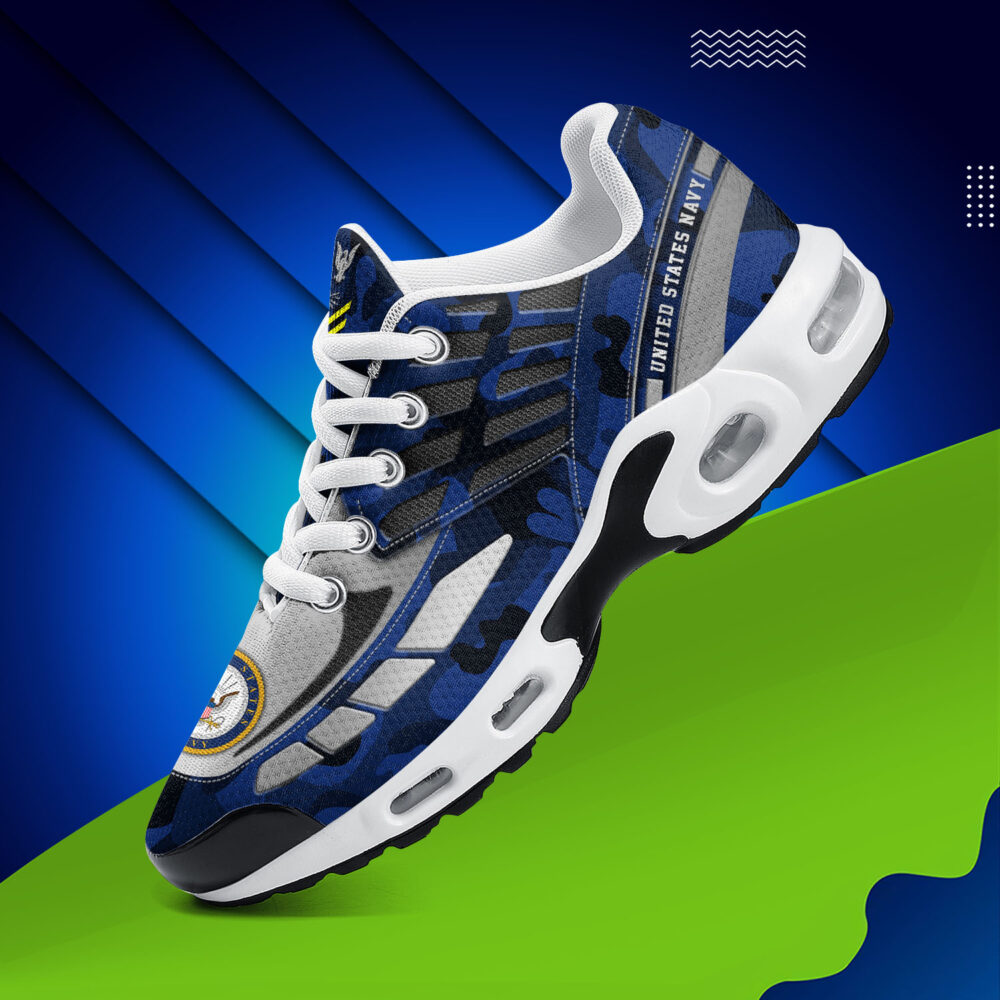 US Navy, Duty, Honor, Country - Air Max Plus Shoes - Image 2
