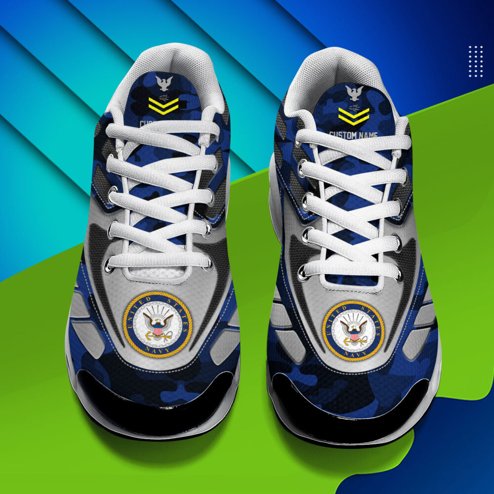 US Navy, Duty, Honor, Country - Air Max Plus Shoes - Image 4