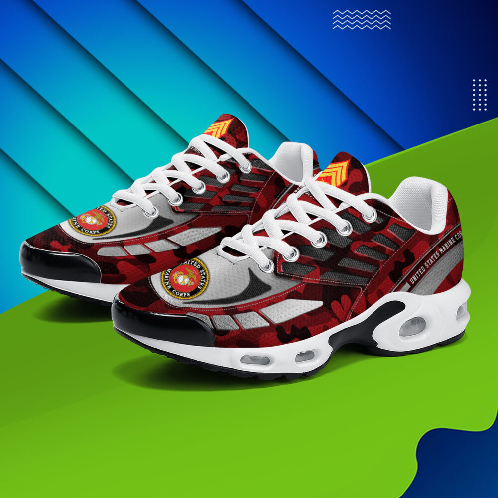 US Marine Corps, American By Birth, Veteran By Choice - Air Max Plus Shoes - Image 3