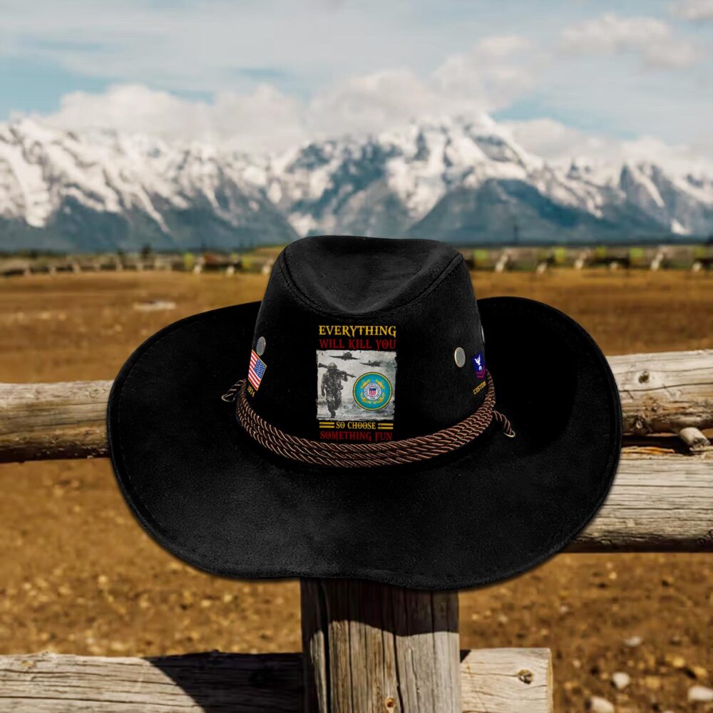 US Coast Guard, Always Ready - Cowboy Hat - Image 4