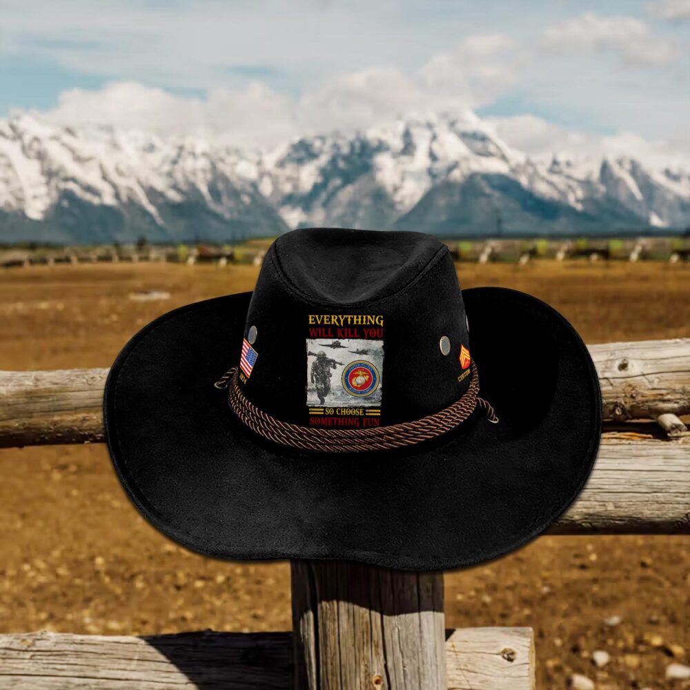 US Marine Corps, Freedom Isn't Free - Cowboy Hat - Image 4