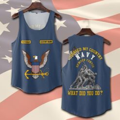 US Navy, No One Fights Alone - Tank-Top