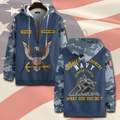 US Navy, Freedom Isn't Free - Zip Hoodie