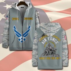 US Air Force , E 3 Air Force Airman First Class - Zip Hoodie