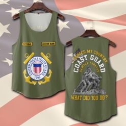 US Coast Guard, Always Remember, Never Forget - Tank-Top