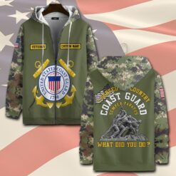 US Coast Guard, Life And Pride - Zip Hoodie