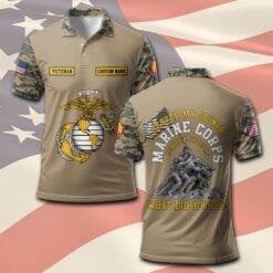 US Marine Corps, Honor, Duty, Service - Polo Shirt