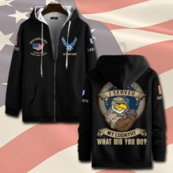 US Air Force , E 3 Air Force Airman First Class - Zip Hoodie