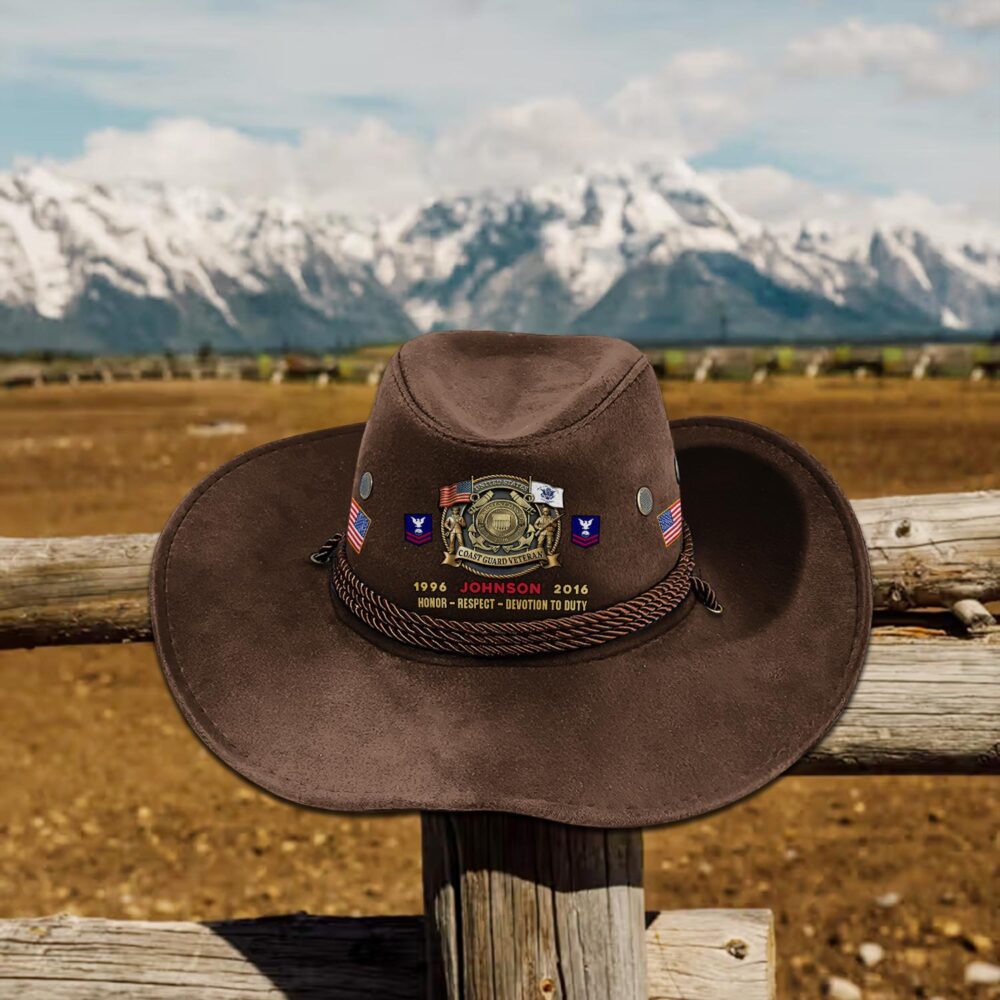 US Coast Guard, Life And Pride - Cowboy Hat - Image 4