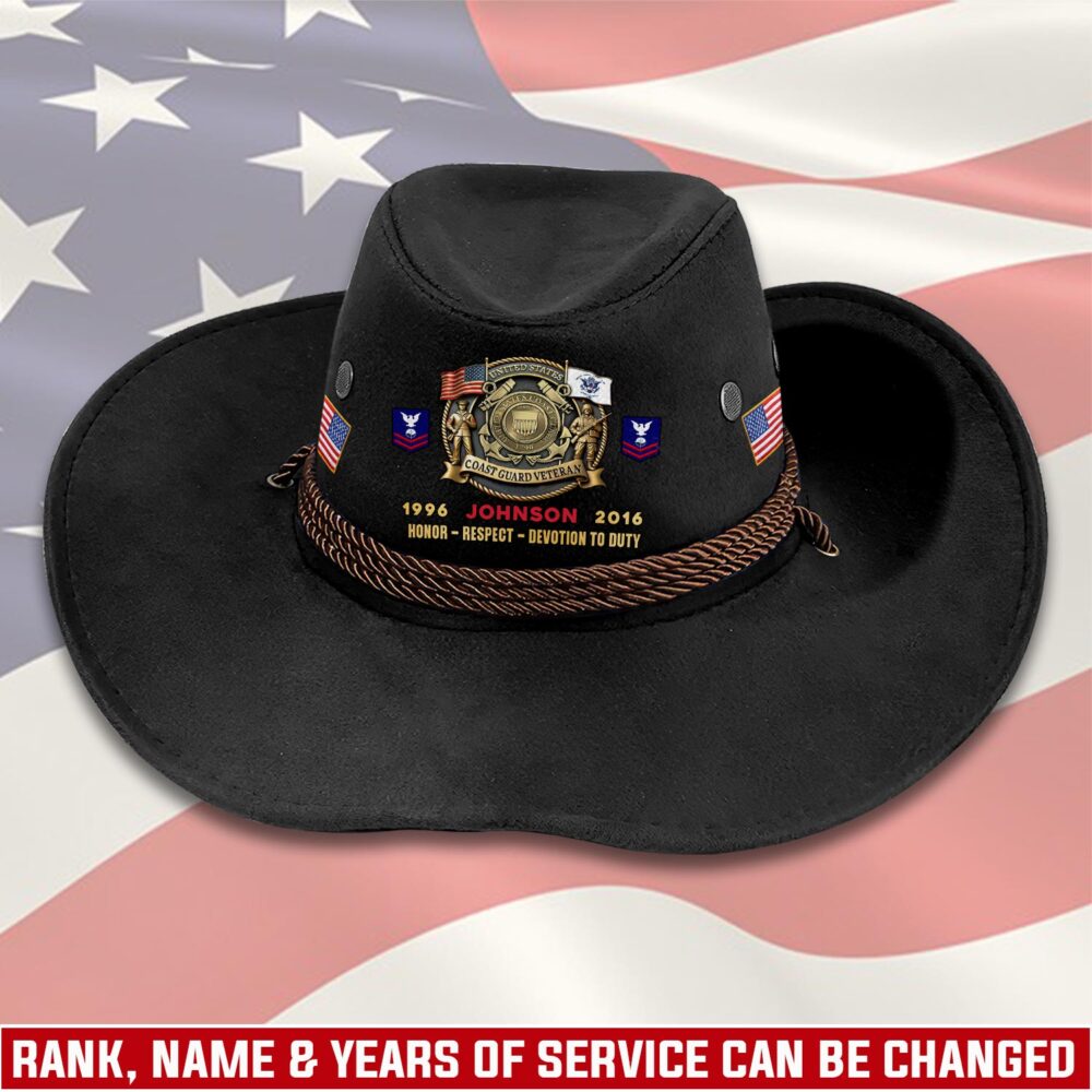 US Coast Guard, Life And Pride - Cowboy Hat
