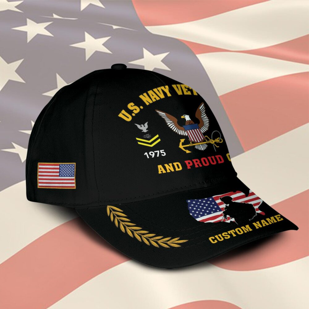 US Navy, E 4 Red - Classic Cap - Image 2